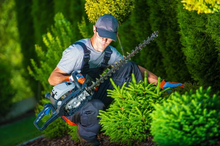 Gardener with Equipment